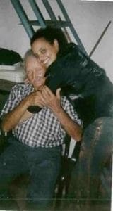 of Yaimi Guevara Machado with father