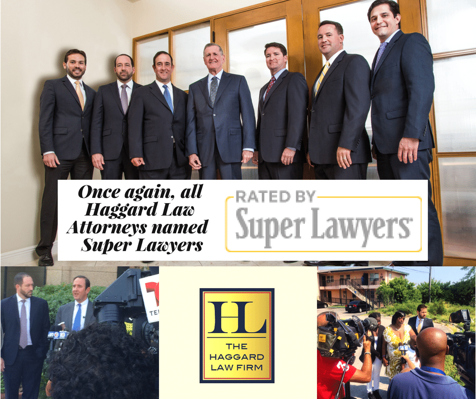 2018 Super Lawyers: All Haggard Law Attorneys Named to List