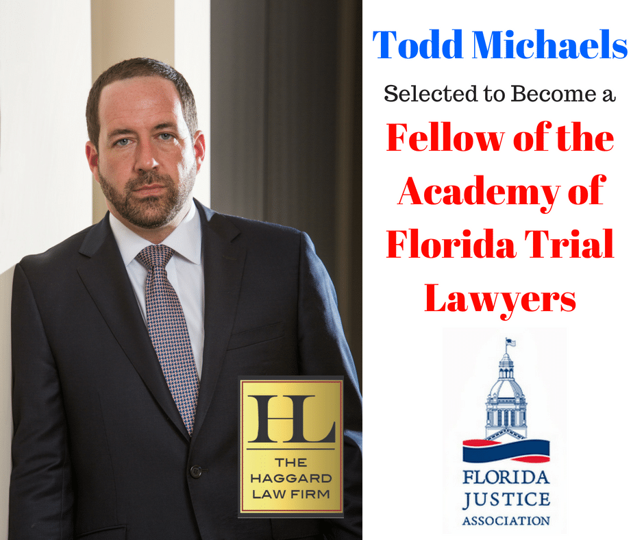 Michaels Joins Exclusive Group of Florida Trial Lawyers