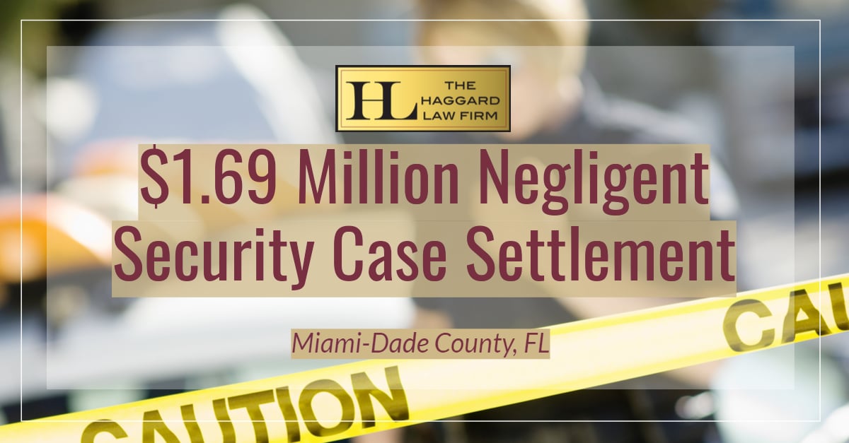$1.69 Million Settlement in Double Murder Negligent Security Case