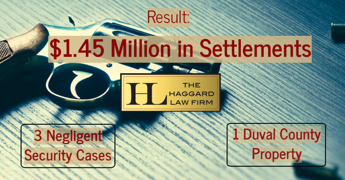 RESULT: $1.45 Million in Settlements For 3 Victims Shot at the Same Apt. Complex