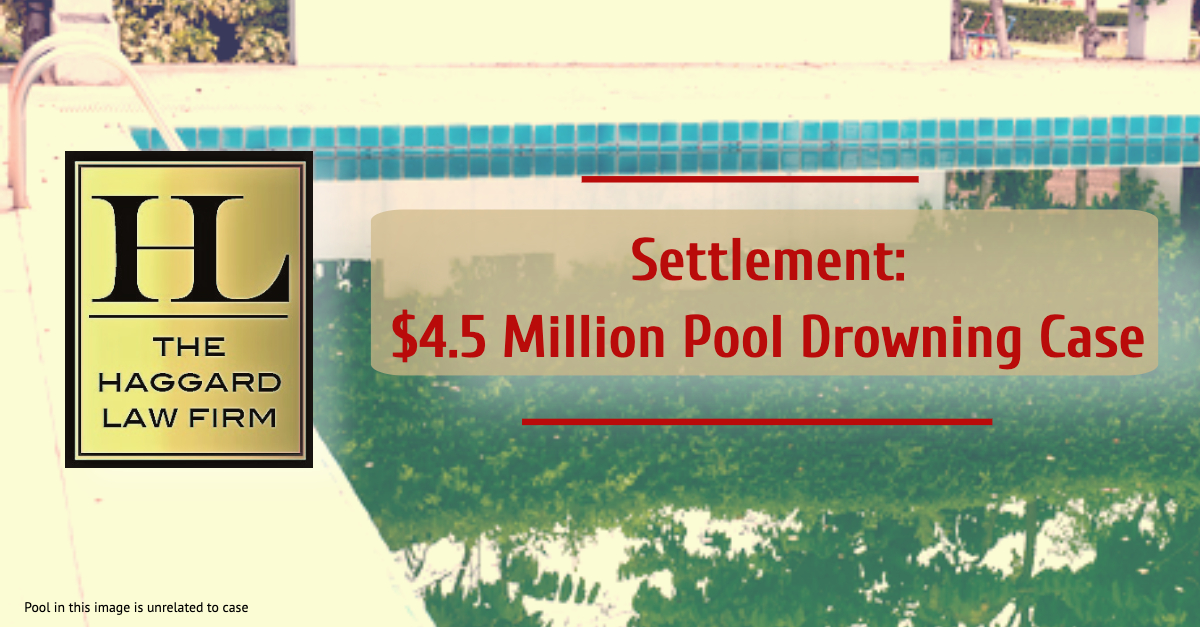 $4.5 Million Settlement in Pool Drowning Case