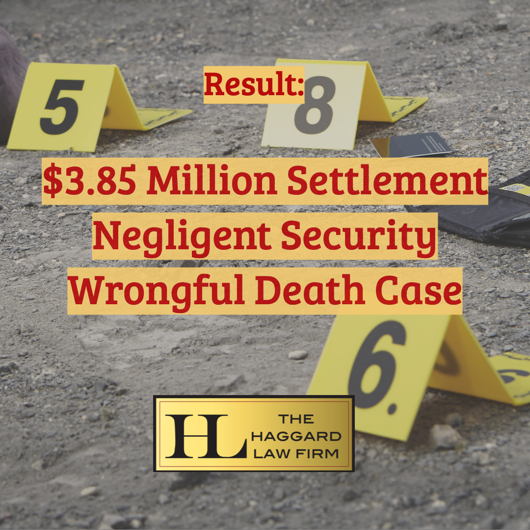 Negligent Security Case: $3.85 Million Settlement