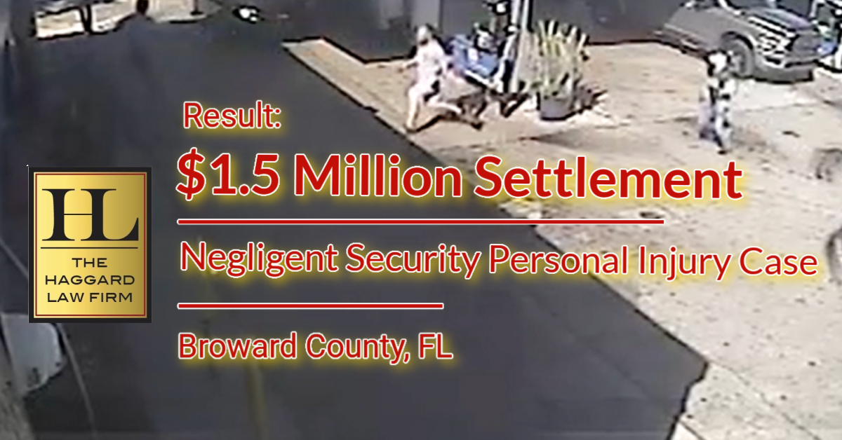 $1.5 Million Settlement in Gas Station Negligent Security Case – The Haggard Law Firm