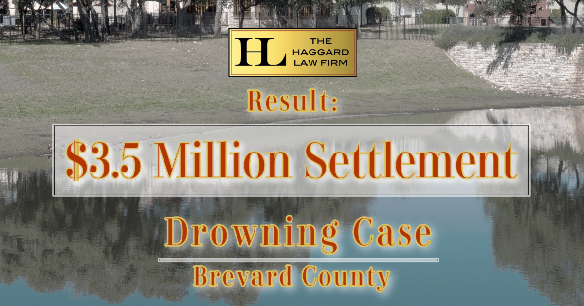 $3.5 Million Settlement in Drowning Case Involving Minor