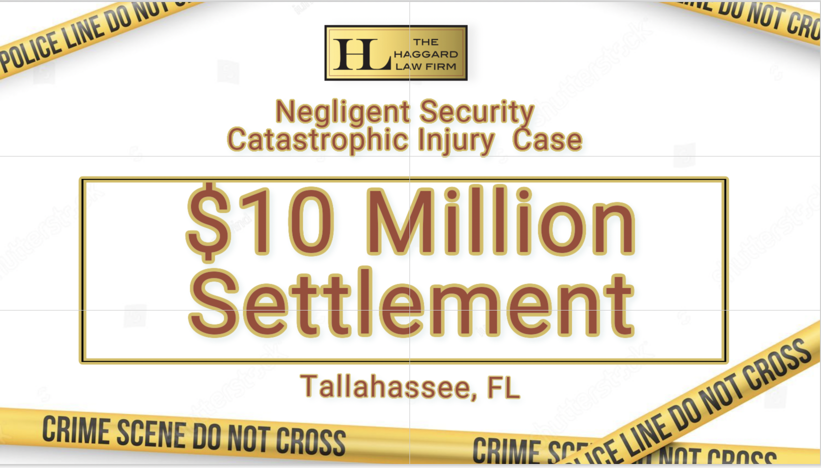 $10 Million Negligent Security Settlement