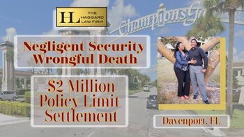 $2 Million Policy Limit Settlement in Wrongful Death Case Involving Vacation Rental Home Guest