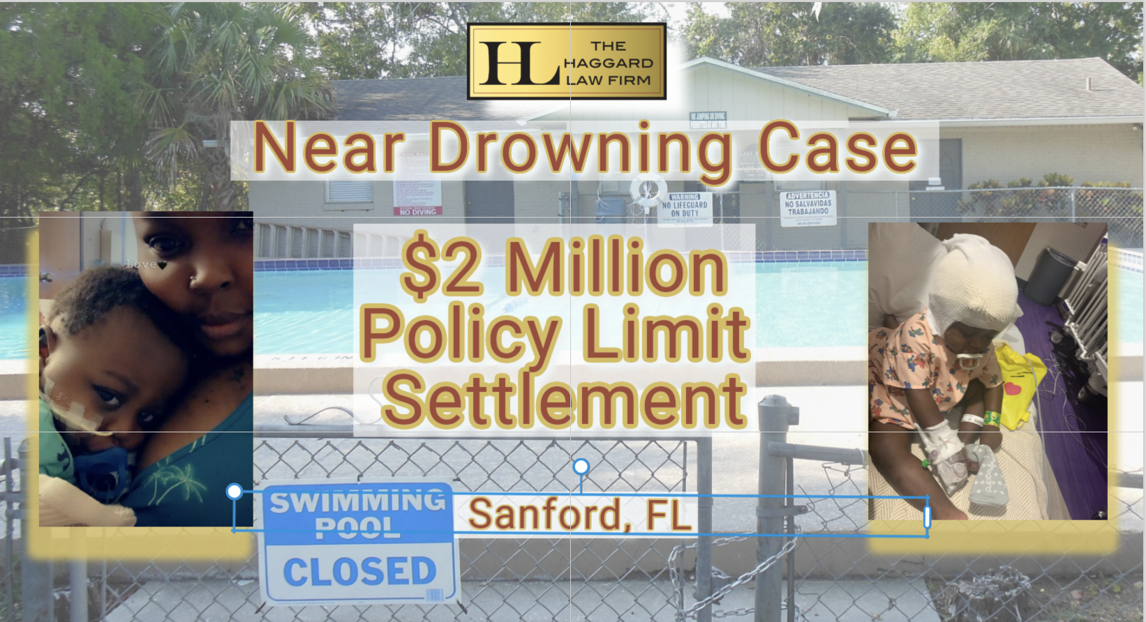 $2 Million Policy Limit Settlement in Near Drowning Case Involving Toddler