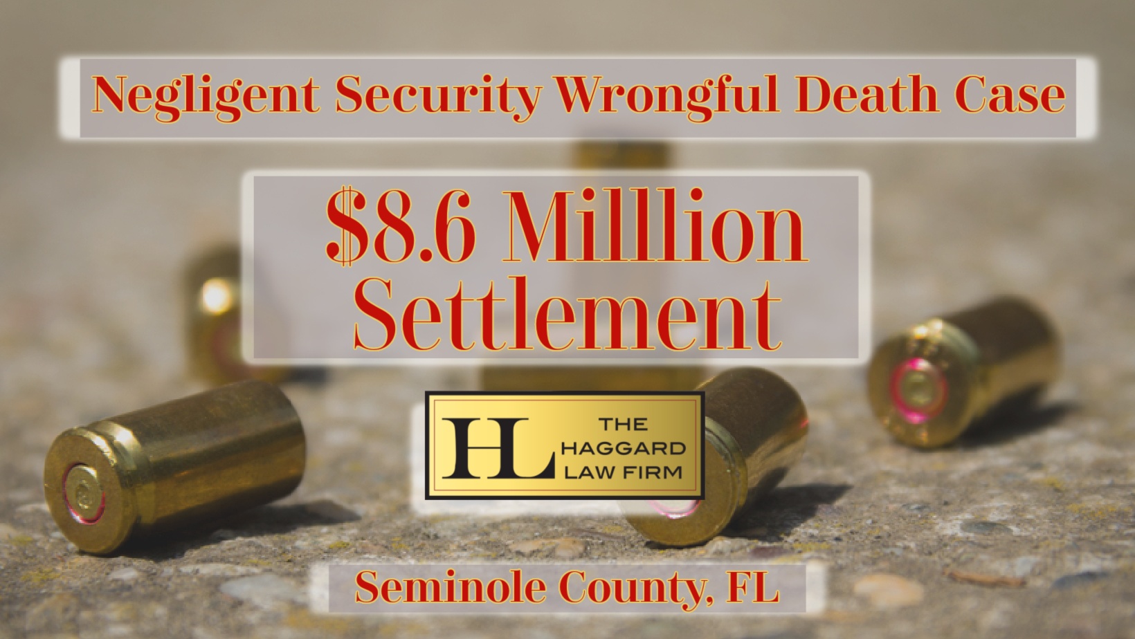 $8.6 Million Negligent Security Wrongful Death Settlement