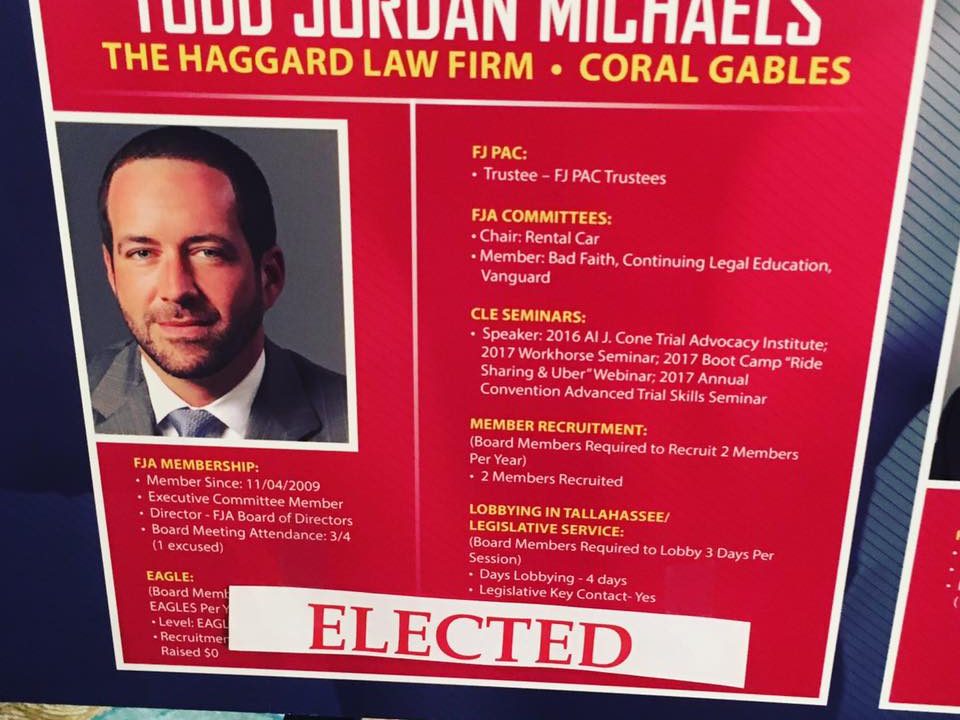 Michaels Reelected to FJA Leadership