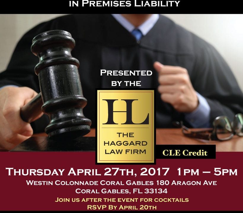 Agenda Released for Premises Liability Seminar