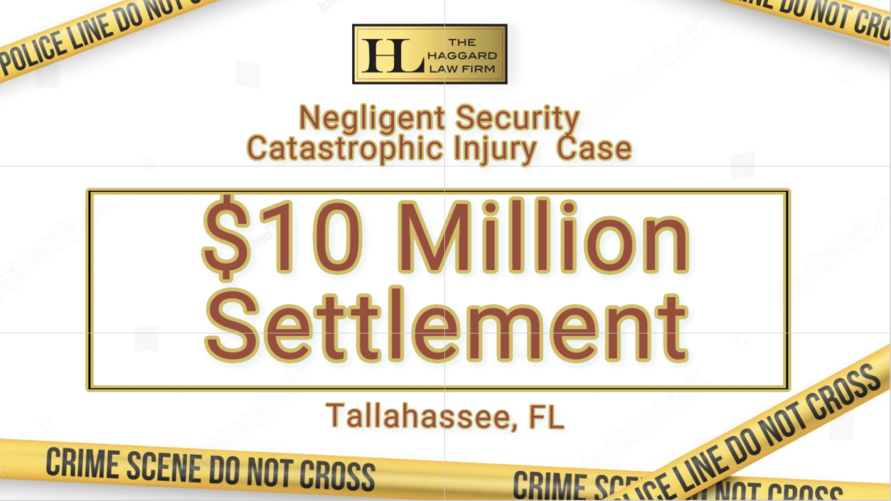 $10 Million Negligent Security Settlement