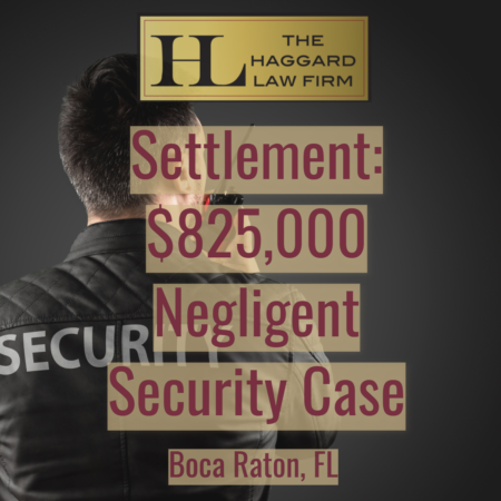 Settlement in Condo Assault Negligent Security Case