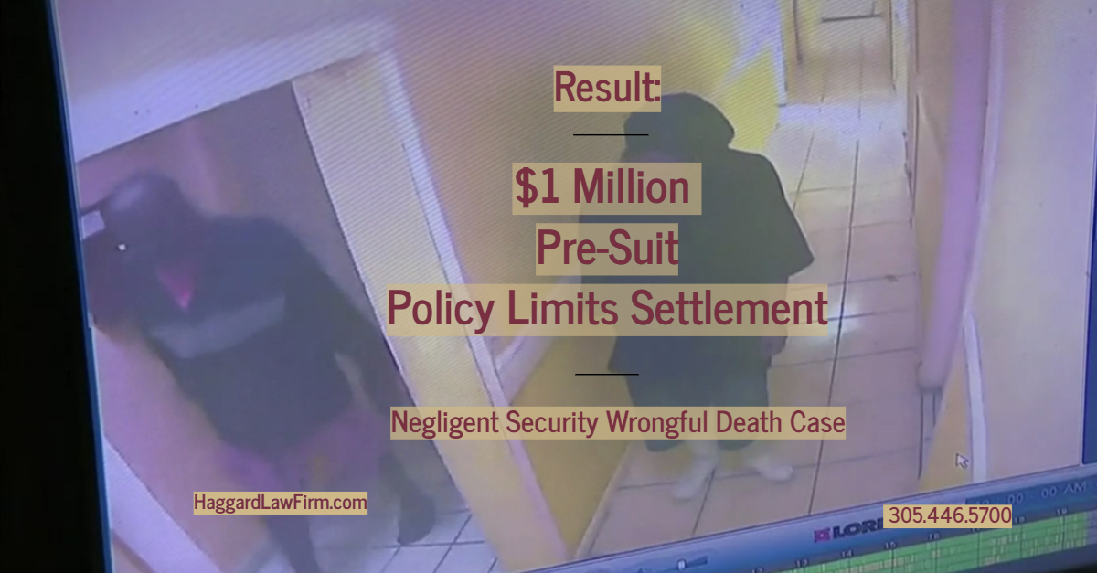 Apartment Complex Agrees to $1 Million Policy Limit Settlement in Handyman Murder Case