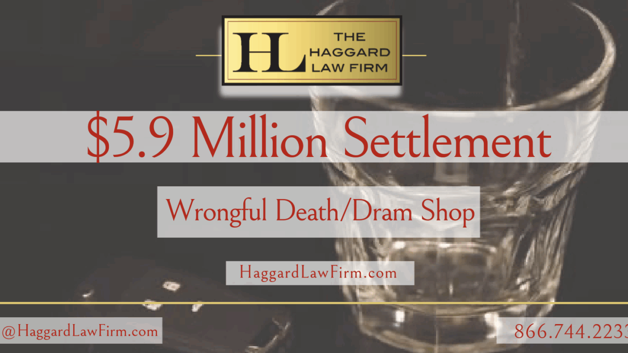 $5.9 Million Resolution in Dram Shop Liability Case Involving Overserved Underage Driver