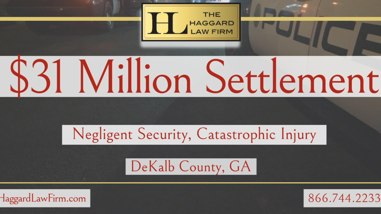 $31 Million Negligent Security Settlement for Child Shot at Georgia Apartment Complex