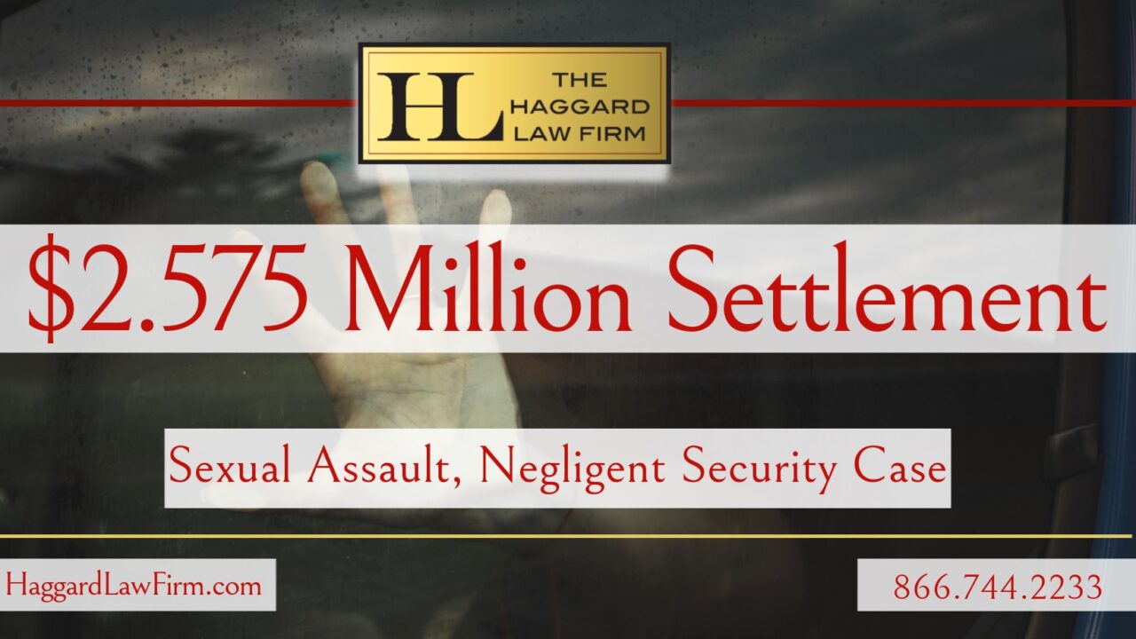  $2.575 Million in Negligent Security Sexual Assault Case Involving Delivery Driver